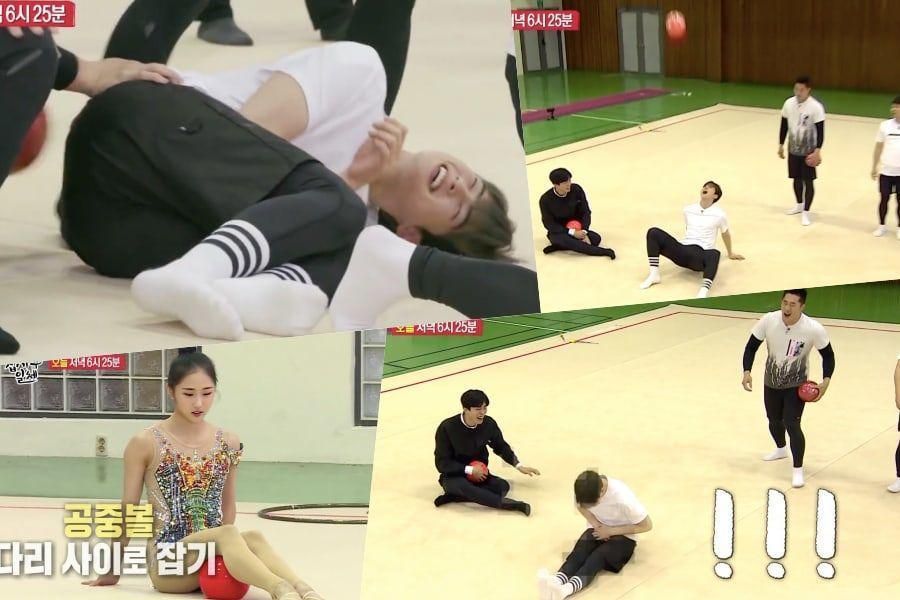 Cha Eun Woo d'ASTRO souffre d'une mésaventure hilarante en essayant de faire de la gymnastique rythmique sur 