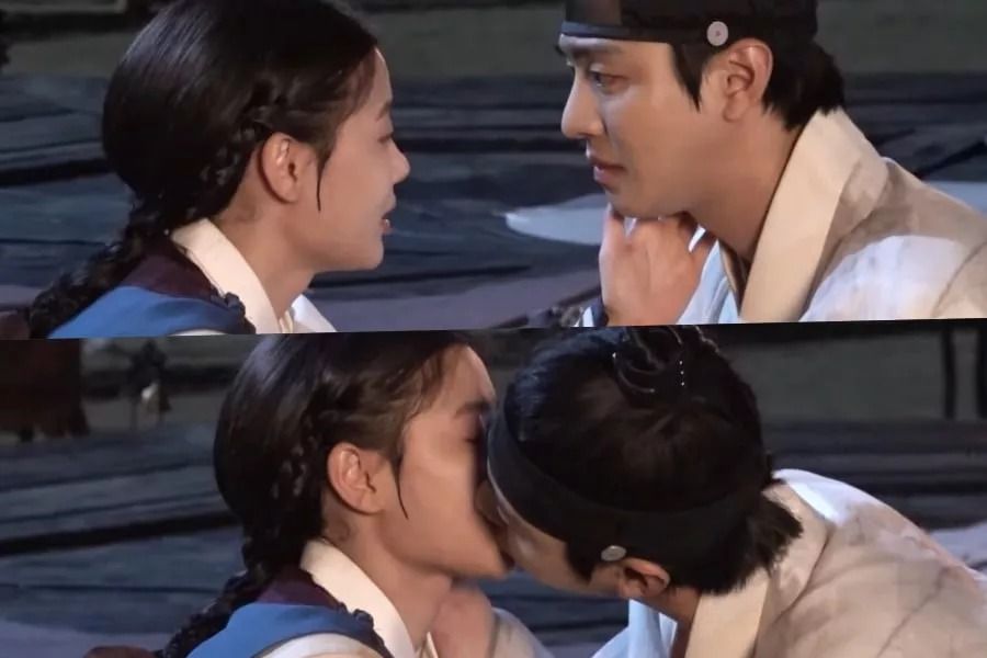 Kim Yoo Jung et Ahn Hyo Seop se préparent pour une scène de baiser émotionnel sur le tournage de 