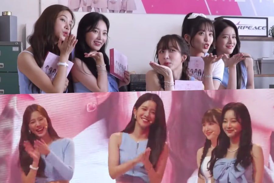 Hani, Solbin, Exy, Han So Eun et Green parlent aux fans + Célébrez les débuts de Cotton Candy dans les coulisses de 