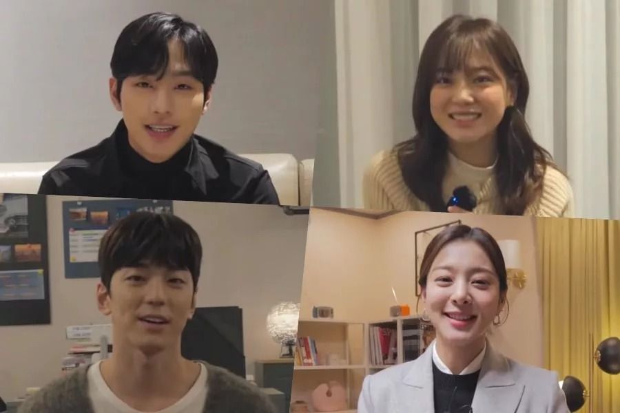 Ahn Hyo Seop, Kim Sejeong, Kim Min Kyu et Seol In Ah présentent leurs personnages lors du premier tournage de 