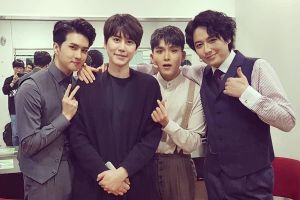 Kyuhyun du Super Junior assiste à la comédie musicale de Ryeowook avant la fin de son service militaire la semaine prochaine