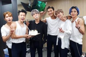 Yesung fête son anniversaire avec les membres Super Junior