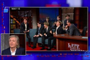 Paul McCartney réagit au BTS en chantant "Hey Jude" dans "The Late Show With Stephen Colbert"