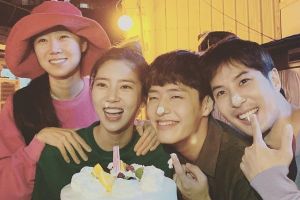 Son Dam Bi reçoit une surprise d'anniversaire de la part de ses co-stars de "When The Camellia Blooms"