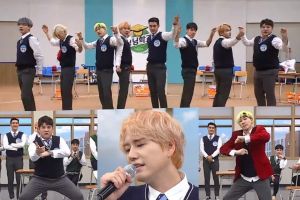 Super Junior montre ses talents + interprète sa nouvelle chanson "Super Clap" dans "Ask Us Anything"
