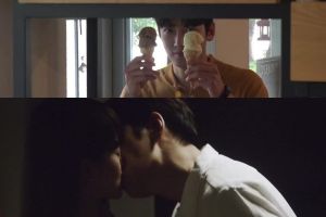 Ji Chang Wook et Won Jin Ah se rafraîchissent avec une glace et créent une atmosphère chaleureuse avec un baiser pour "Melting Me Softly"