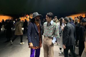 Kai et Jared Leto d'EXO se rencontrent à l'événement Gucci à Milan