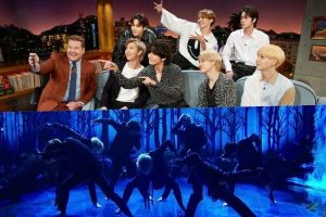 BTS interprète "Black Swan" pour la première fois sur "The Late Late Show with James Corden"
