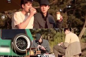 Sehun d'EXO se lance dans une aventure de camping par Ahn Bo Hyun en avant-première de «Home Alone» («Je vis seul»)