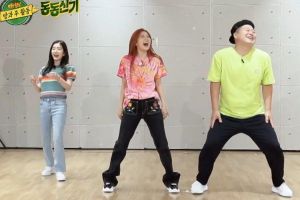 Irene et Seulgi de Red Velvet tentent d'enseigner leur chorégraphie à Kang Ho Dong dans un aperçu hilarant du spin-off «Ask Us Anything»