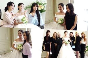 Hyerim partage une vidéo de Wonder Girls, TWICE, Baek A Yeon et plus encore, réunis pour leur mariage