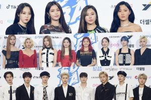 Les idoles brillent sur le tapis bleu pour les prix Soribada Best K-Music 2020