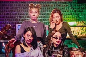 Lee Hyori, Jessi, Hwasa et Uhm Jung Hwa de MAMAMOO révèlent leurs premières photos en tant que nouveau groupe de filles «Expédition de remboursement»