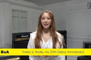 BoA partage un doux message aux fans à l'occasion de son 20e anniversaire