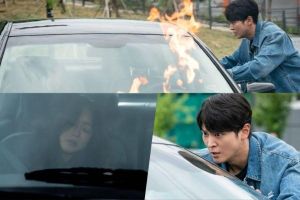 Joo Won tente frénétiquement de sauver une Kim Hee Sun inconsciente dans "Alice"