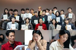 Namgoong Min, Seolhyun d'AOA, Lee Chung Ah, et bien d'autres, tiennent la première lecture du scénario du nouveau drame de tvN