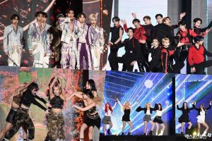 Des idoles illuminent la scène et le tapis rouge au "Korea Music Drive-In Festival 2020"