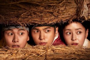 Kim Myung Soo, Kwon Nara et Lee Yi Kyung apparaissent cachés dans une affiche pour un nouveau drame historique