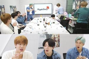BTS se déchaîne dans le teaser pour collaborer sur l'un des jeux en ligne préférés de Jin, MapleStory