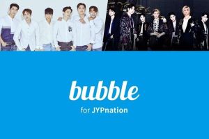 Star Messaging App Bubble pour lancer JYP + 2PM Edition et Stray Kids pour être les premiers à rejoindre