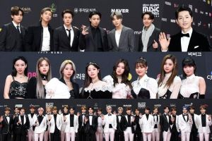 Les stars brillent sur le tapis rouge aux Mnet Asian Music Awards 2020