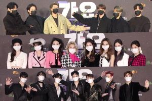 Les stars sont interviewées sur le SBS Gayo Daejeon 2020 sur le tapis rouge de Daegu