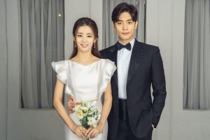 Sung Hoon et Lee Ga Ryung posent sur des photos de mariage pour un drame à venir