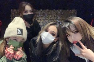 Les membres de 2NE1 se réunissent pour fêter l'anniversaire de Minzy ensemble