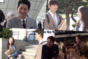 Song Joong Ki, Jeon Yeo Bin et Taecyeon s'amusent lors du premier tournage de «Vincenzo»