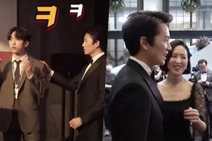 Ji Sung déconcerte Jinyoung et Kim Min Jung de GOT7 dans les coulisses de "The Devil Judge"