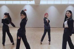 aespa partage une vidéo spéciale de pratique de la danse « Next Level » pour célébrer les 100 millions de vues