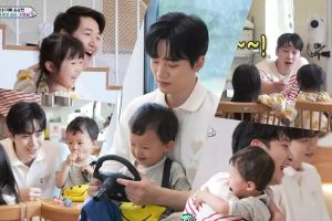 Junho et Chansung de 14 heures deviennent immédiatement proches des enfants de Yoon Sang Hyun dans "Le retour de Superman"