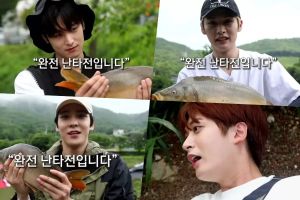 Lee Know, Yunho, Juyeon, Ha Sung Woon, Kim Woo Seok, Jaehyo et Park Woo Jin apparaissent dans un aperçu spectaculaire de "City Angler"