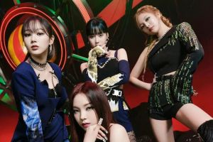 moins d'un an après ses débuts, aespa atteint la quatrième plus haute vente au cours de la première semaine de tous les groupes de filles de l'histoire de Hanteo