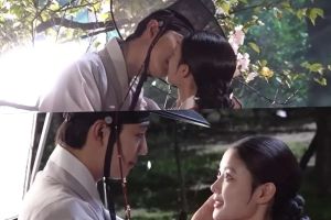 Kim Yoo Jung et Ahn Hyo Seop filment leur dernière scène de baiser + disent au revoir à "Lovers Of The Red Sky"