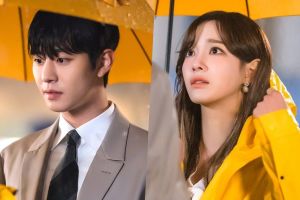 Ahn Hyo Seop et Kim Sejeong ont une rencontre romantique sous la pluie dans le prochain drame "Une proposition commerciale"