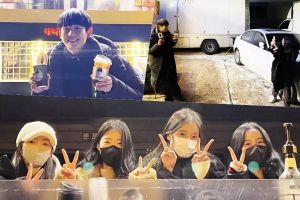 Jisoo de BLACKPINK, Kim Hye Yoon et d'autres stars de "Snowdrop" surprennent Jung Hae sur le tournage de leur nouveau drame