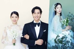 Park Shin Hye et Choi Tae Joon partagent un aperçu de leur magnifique séance photo de mariage