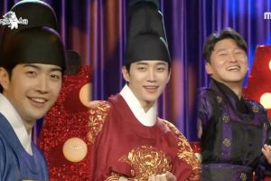 Lee Junho de 14h et ses co-stars de "The Red Sleeve" dansent sur "My House" dans leurs tenues dramatiques