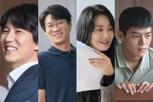 Kim Nam Gil, Jin Sun Kyu, Kim So Jin et Ryeo Woon créent une atmosphère amicale dans les coulisses de "Through The Darkness"