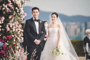Hyun Bin et Son Ye Jin partagent de nouvelles photos de la cérémonie de mariage