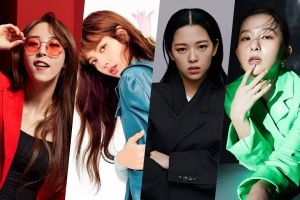 7 idoles de la K-Pop qui prouvent que les femmes en costume font toujours du rock