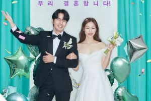 Le mariage de Lee Jin Wook et Lee Yeon Hee n'est peut-être pas aussi parfait qu'il n'y paraît dans l'adorable affiche d'un nouveau drame
