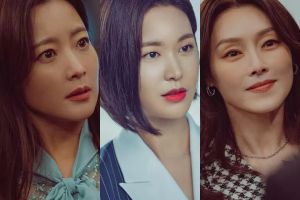 Kim Hee Sun, Jung Yoo Jin et Cha Ji Yeon dégagent différents types de charisme dans le nouveau drame "Remarriage & Desires"