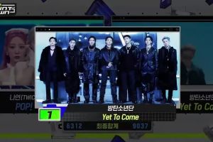 BTS remporte la 9e victoire et la triple couronne pour "Yet To Come" sur "M Countdown"; Performances de Sunmi, Minhyuk de BTOB, Nayeon de TWICE, et plus