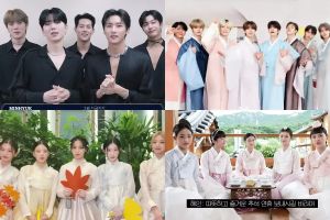 Des célébrités partagent leurs salutations festives pour Chuseok 2022