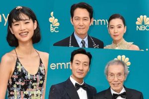 L'équipe de "Squid Game" illumine le tapis rouge des Emmy Awards 2022