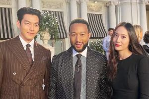 Kim Woo Bin rencontre Krystal, co-vedette de "Heirs", + traîne avec Ralph Lauren et John Legend