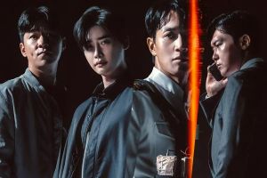 Kim Rae Won, Lee Jong Suk, Jung Sang Hoon et Park Byung Eun sont opposés à une alerte à la bombe dans "Decibel"