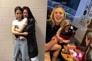 Jung Ho Yeon et Lily-Rose Depp montrent leur amour pour BLACKPINK lors de leur concert au stade de Los Angeles